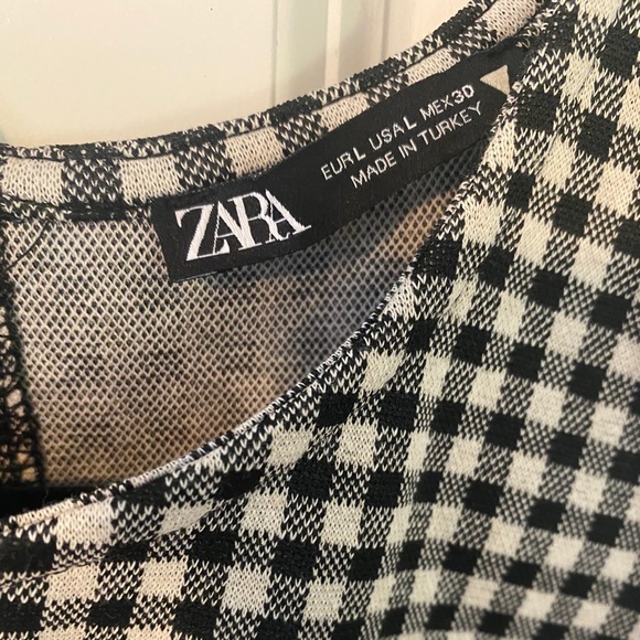 Bodycon Gingham Zara Dress - Picture 5 of 5